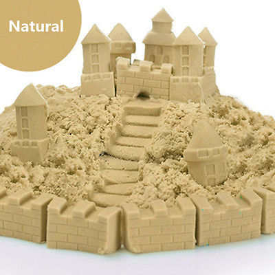 Kinetic Magic Colorful Sand  Child DIY Indoor Play Craft Non Toxic Toy   